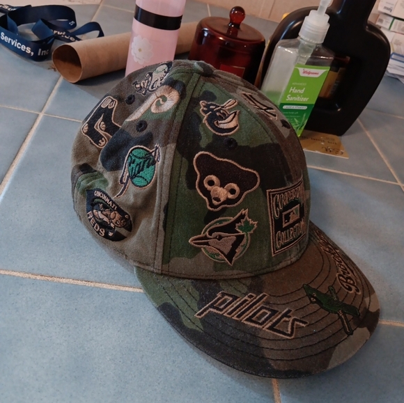 Cooperstown Collection Camouflage Baseball Cap 7 1/4 - Picture 3 of 6